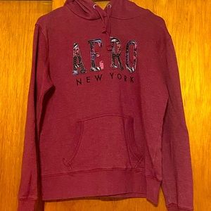 Woman’s Aeropostale M hoodie (maroon)